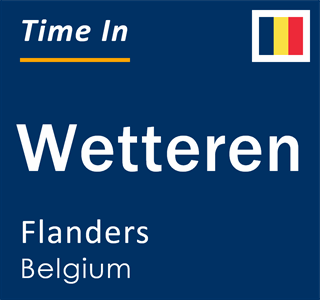 Current local time in Wetteren, Flanders, Belgium