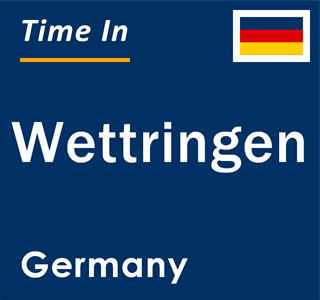 Current local time in Wettringen, Germany