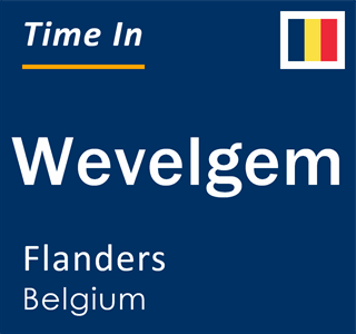 Current local time in Wevelgem, Flanders, Belgium