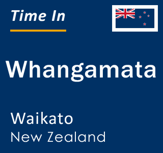 Current local time in Whangamata, Waikato, New Zealand