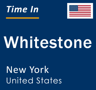 Current local time in Whitestone, New York, United States