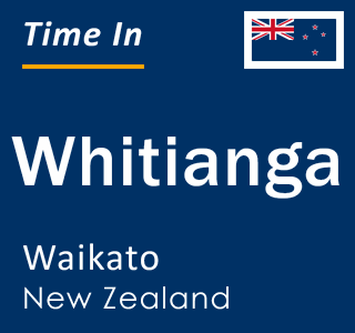 Current local time in Whitianga, Waikato, New Zealand