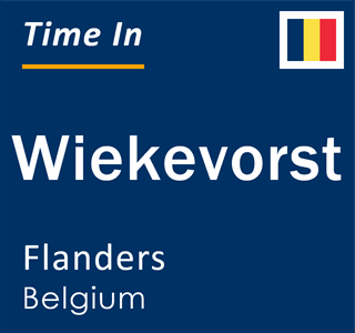 Current local time in Wiekevorst, Flanders, Belgium