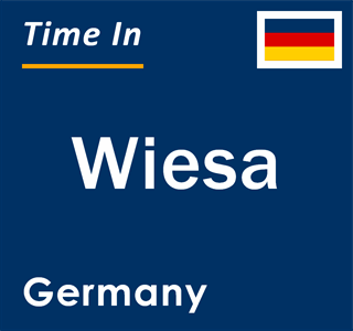 Current local time in Wiesa, Germany