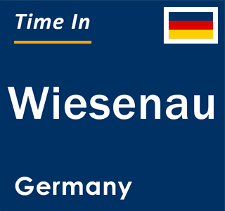 Current local time in Wiesenau, Germany