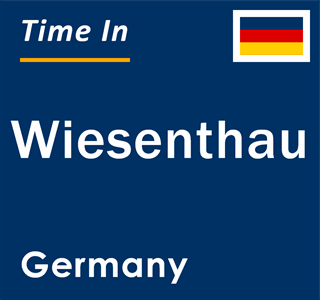 Current local time in Wiesenthau, Germany