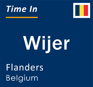 Current local time in Wijer, Flanders, Belgium