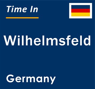 Current local time in Wilhelmsfeld, Germany