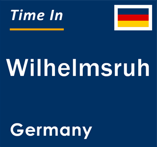 Current local time in Wilhelmsruh, Germany