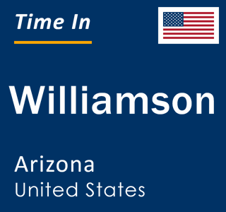 Current local time in Williamson, Arizona, United States