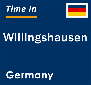 Current local time in Willingshausen, Germany