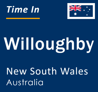 Current local time in Willoughby, New South Wales, Australia