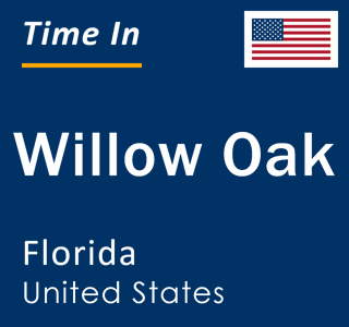 Current local time in Willow Oak, Florida, United States