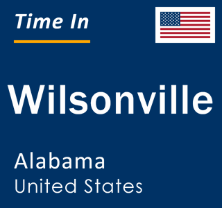 Current local time in Wilsonville, Alabama, United States