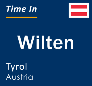 Current time in Wilten, Tyrol, Austria