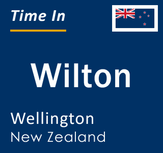 Current local time in Wilton, Wellington, New Zealand