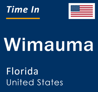 Current local time in Wimauma, Florida, United States