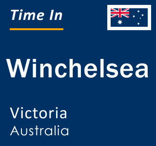 Current local time in Winchelsea, Victoria, Australia