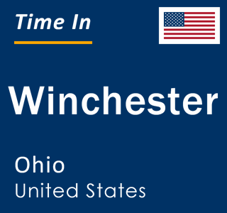 Current local time in Winchester, Ohio, United States