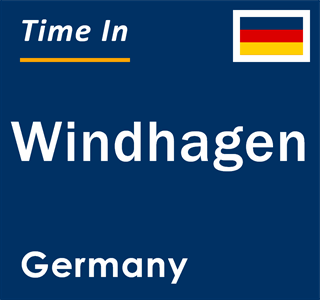 Current local time in Windhagen, Germany