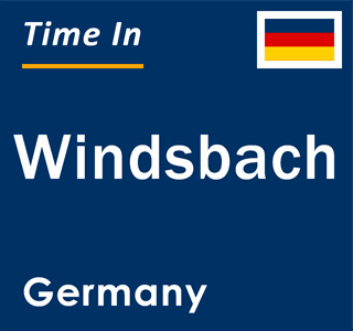 Current local time in Windsbach, Germany