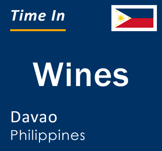 Current local time in Wines, Davao, Philippines