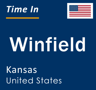 Current local time in Winfield, Kansas, United States