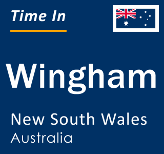 Current local time in Wingham, New South Wales, Australia