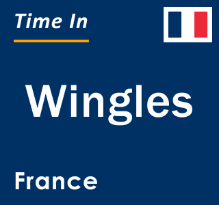 Current local time in Wingles, France