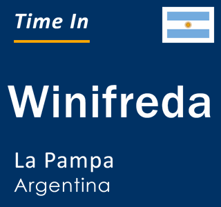 Current local time in Winifreda, La Pampa, Argentina