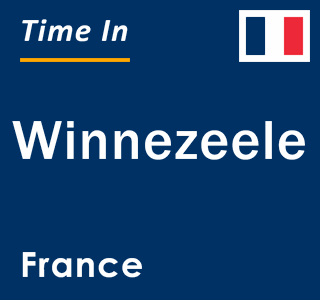 Current local time in Winnezeele, France