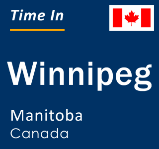 Current local time in Winnipeg, Manitoba, Canada