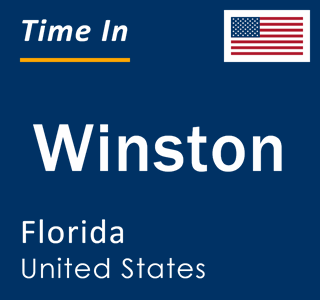 Current local time in Winston, Florida, United States