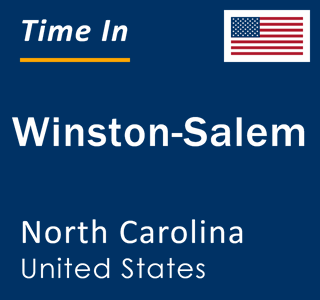 Current time in Winston-Salem, North Carolina, United States