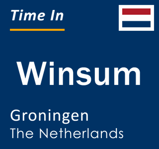 Current local time in Winsum, Groningen, The Netherlands