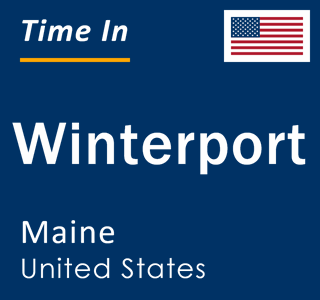 Current local time in Winterport, Maine, United States