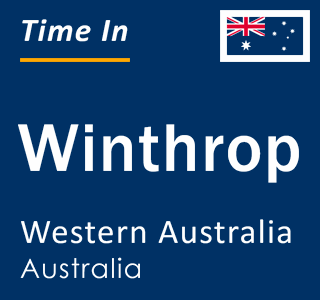 Current local time in Winthrop, Western Australia, Australia