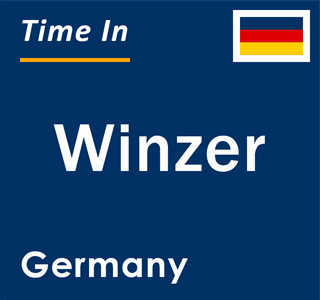 Current local time in Winzer, Germany