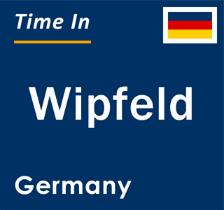 Current local time in Wipfeld, Germany