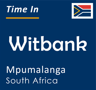 Current local time in Witbank, Mpumalanga, South Africa