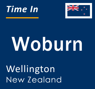 Current local time in Woburn, Wellington, New Zealand