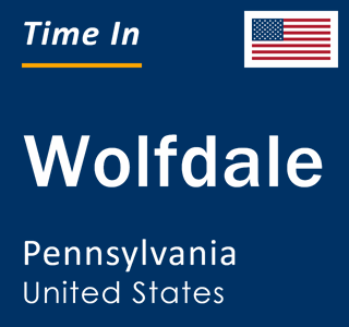 Current local time in Wolfdale, Pennsylvania, United States