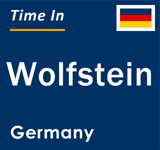 Current local time in Wolfstein, Germany