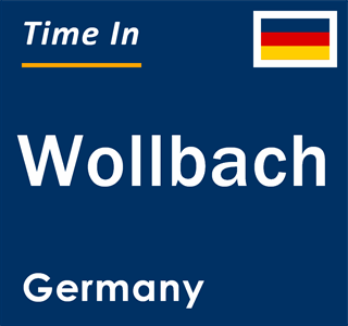 Current local time in Wollbach, Germany