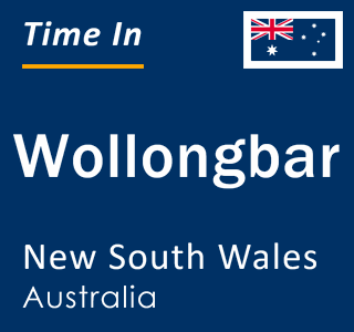 Current local time in Wollongbar, New South Wales, Australia