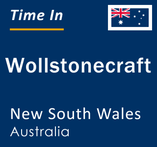 Current local time in Wollstonecraft, New South Wales, Australia