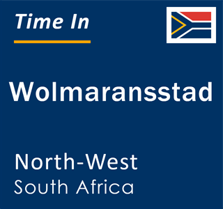 Current local time in Wolmaransstad, North-West, South Africa