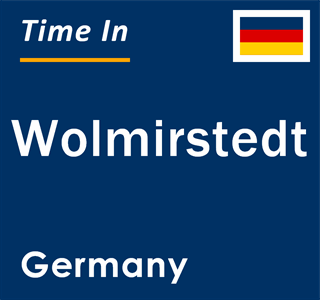 Current local time in Wolmirstedt, Germany