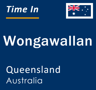 Current local time in Wongawallan, Queensland, Australia