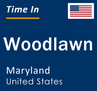 Current local time in Woodlawn, Maryland, United States